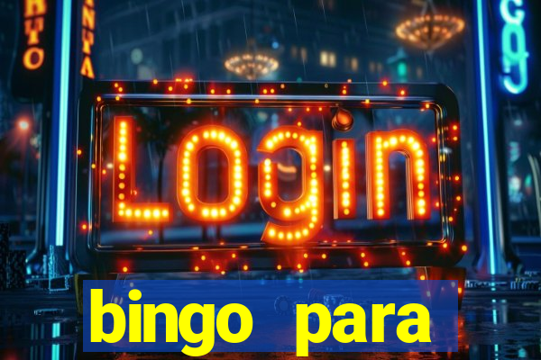 bingo para despedida de solteira para imprimir